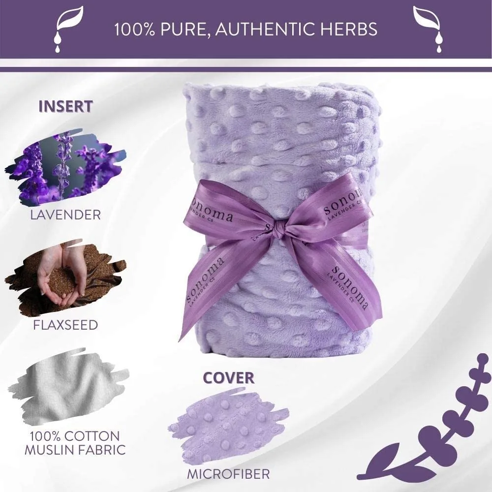 If you're looking for a natural way to ease muscle pain or relieve tension headaches, a lavender microwave heating pad may be the perfect solution.