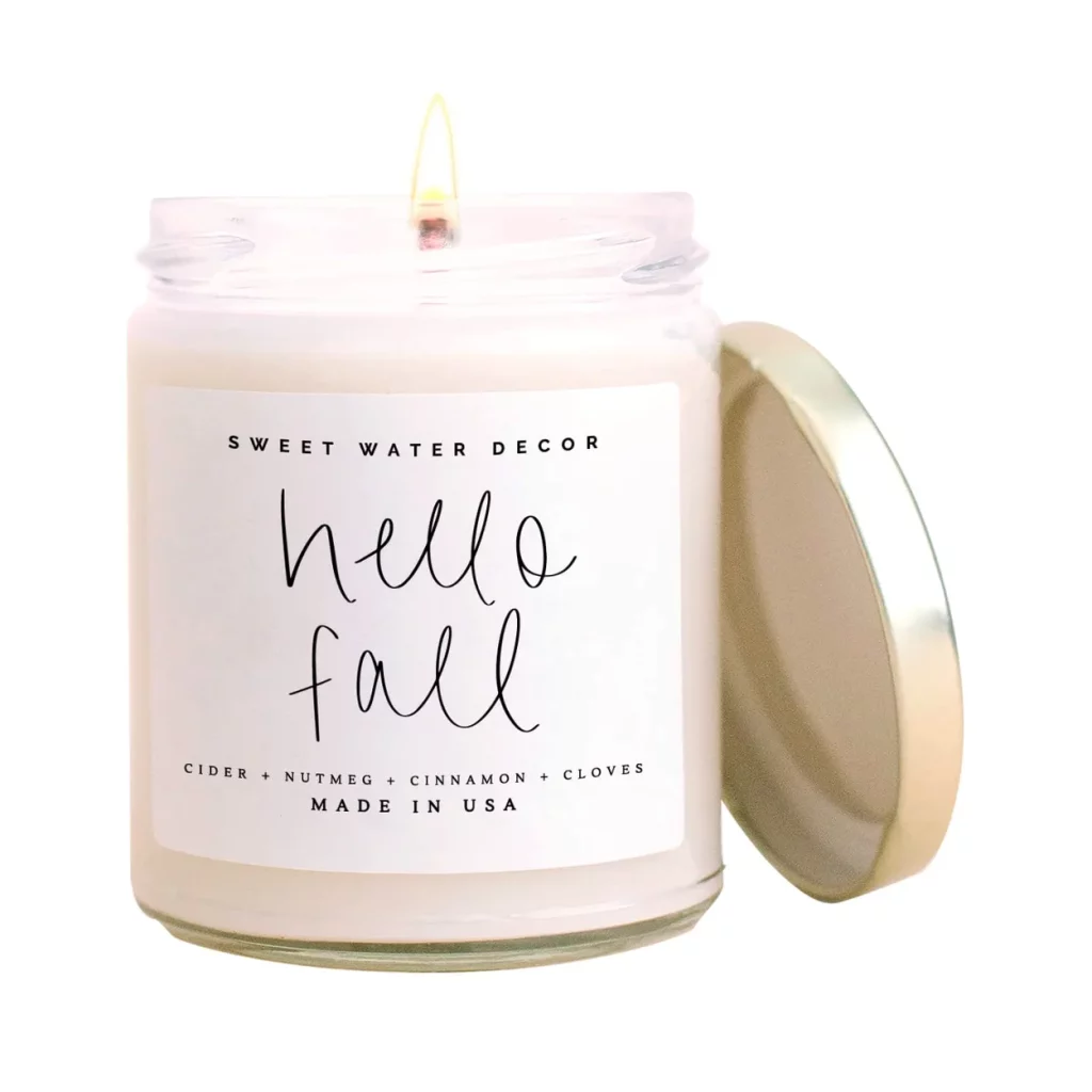 Sweet Water Decor Hello Fall Candle