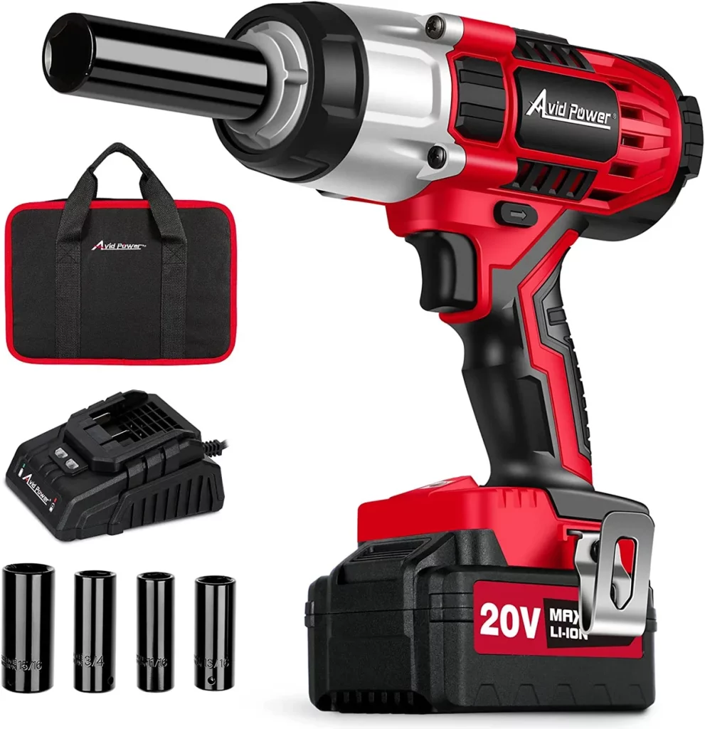 The Avid Power Impact Wrench is one of the most powerful and durable impact wrenches on the market. It is designed for heavy-duty use