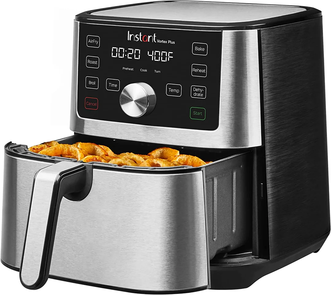 The Instant Vortex Plus Air Fryer Oven is a great appliance for healthier meals. The manual that comes with the oven is very user-friendly.