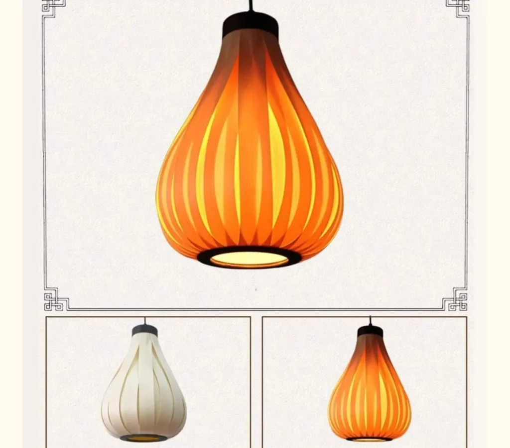 Modern Wood Pendant Light