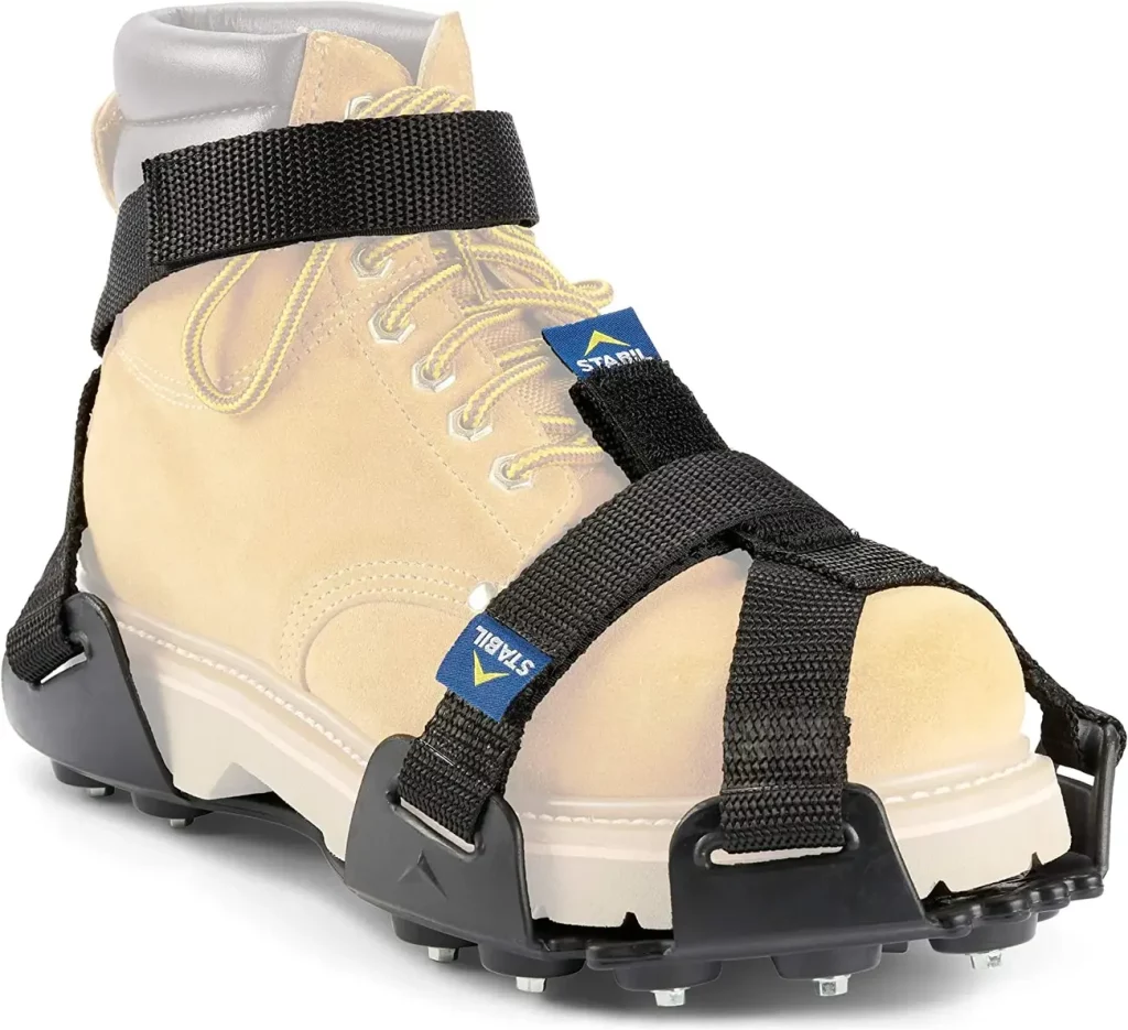 The Stabilicers Maxx 2 is a great choice for anyone who needs extra traction on icy or snowy surfaces. They are easy to put on and take off.