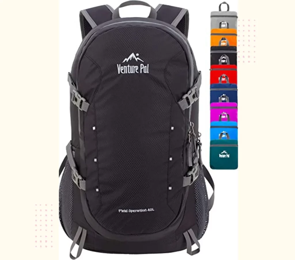 Venture Pal 40L Lightweight Packable Travel Hiking Backpack Daypack