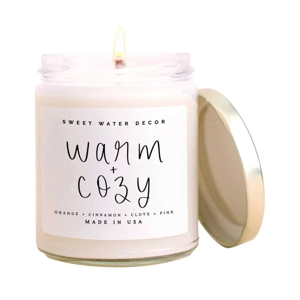 Warm And Cozy Candle