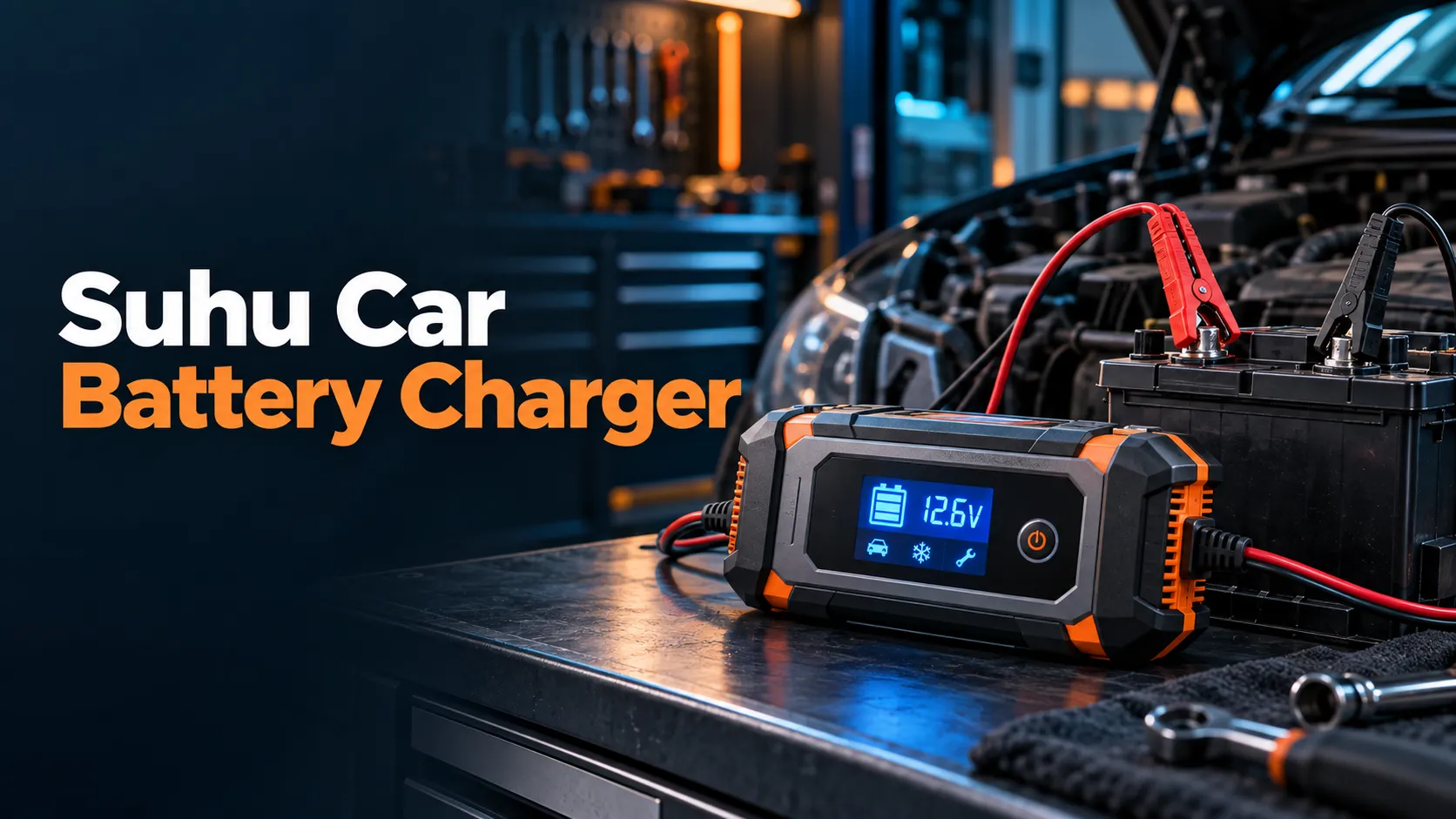 Suhu Car Battery Charger