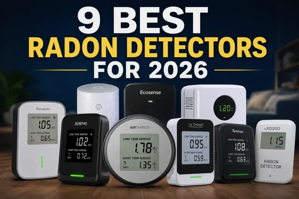 9 Best Radon Detectors for 2026