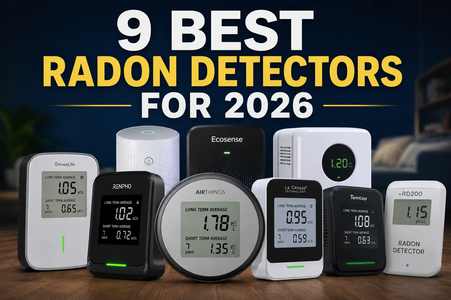 9 Best Radon Detectors for 2026
