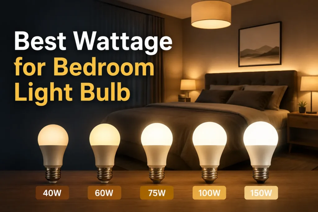 Best Wattage for Bedroom Light Bulb