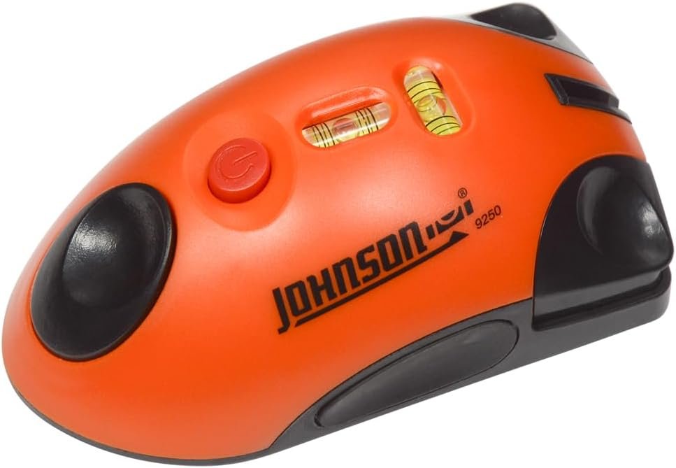 Johnson Level & Tool 9250 Laser Mouse, 30-Foot Interior Range, Orange