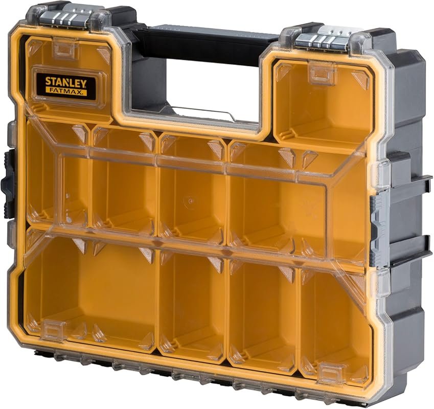 STANLEY FATMAX Waterproof Deep Tool Organiser with 10 compartments, st
