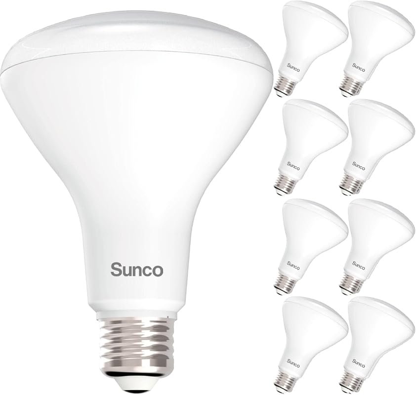 Sunco BR30 LED Recessed Can Bulbs, 65W Equivalent, 5000K Daylight, Dim
