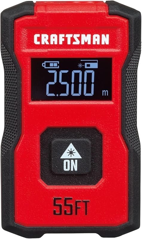 CRAFTSMAN Pocket Laser Distance Measurer, 55-Foot Range for Quick Accu