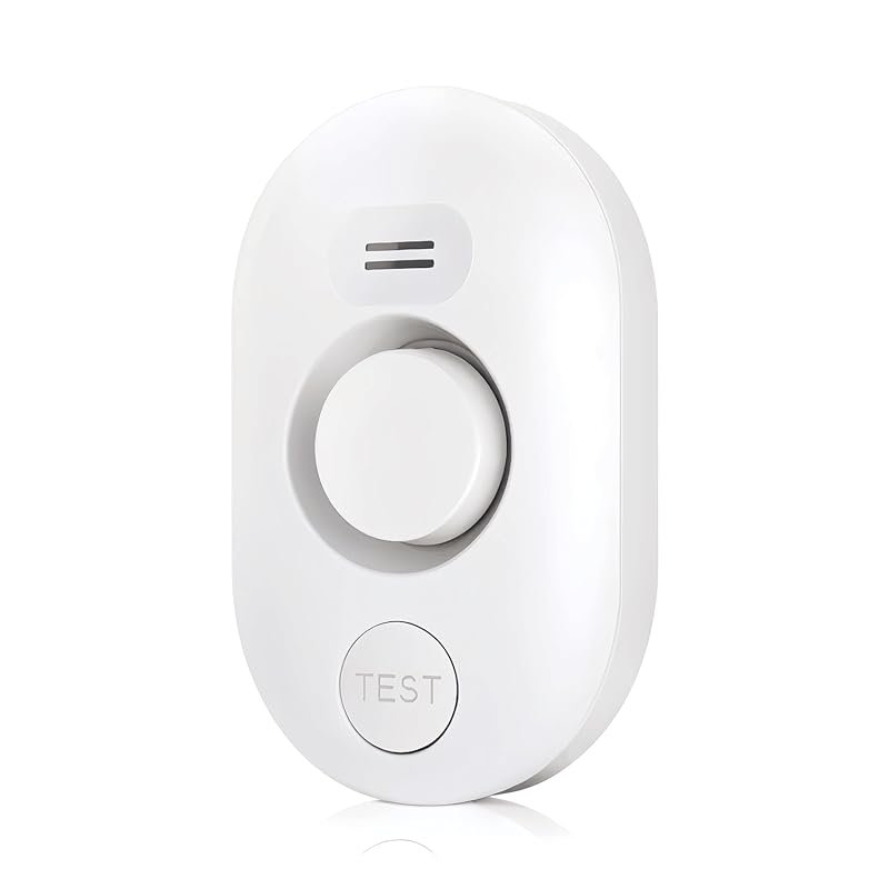 Smart Water Leak Detector Alarm, Adjustable Moisture and Overflow Aler