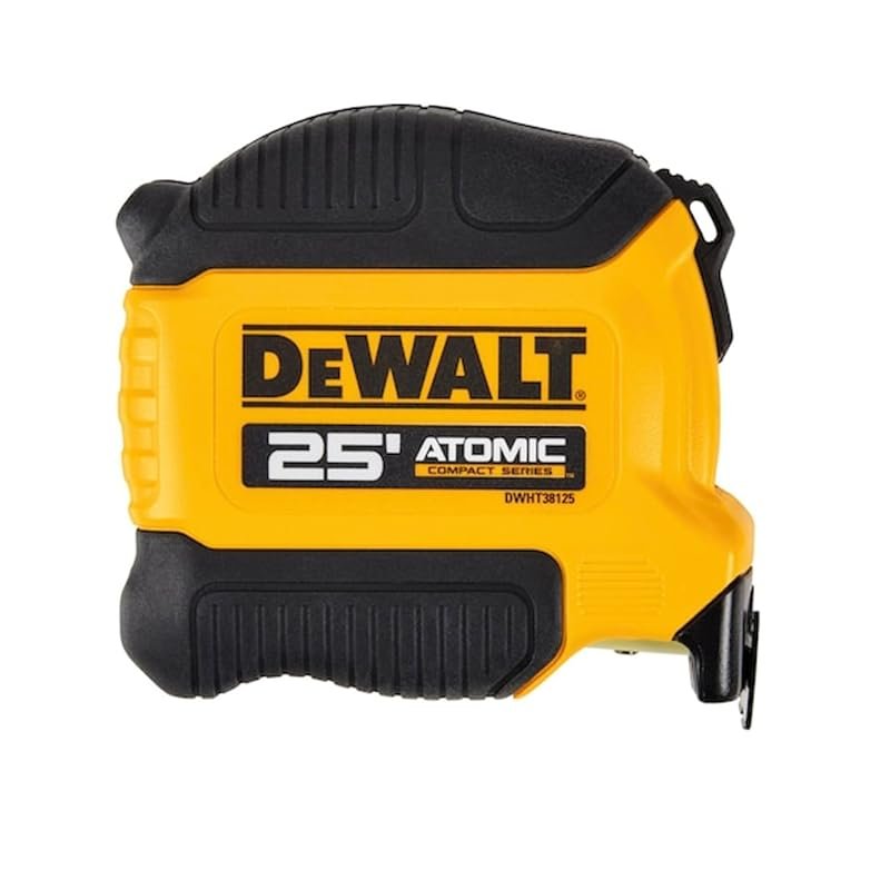 DEWALT Atomic Compact Series 25-Foot Tape Measure, Durable Compact Mea