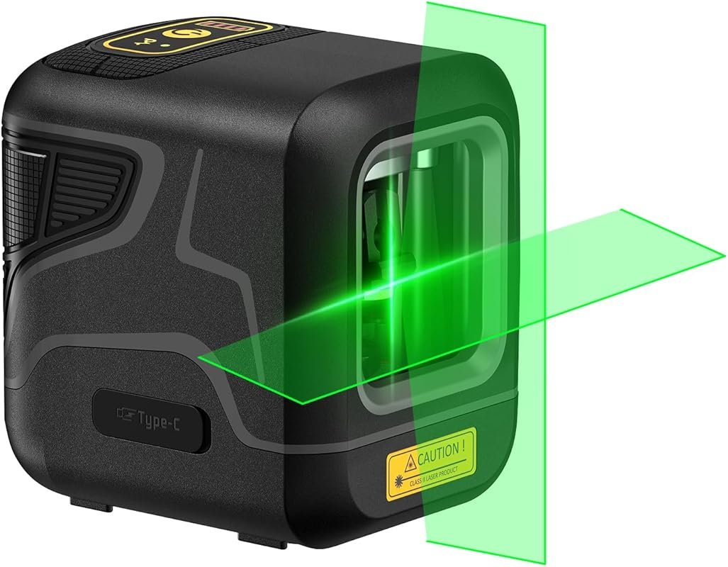 Fanttik D2 Pocket Green Self-Leveling Cross Line Laser Level with Rech