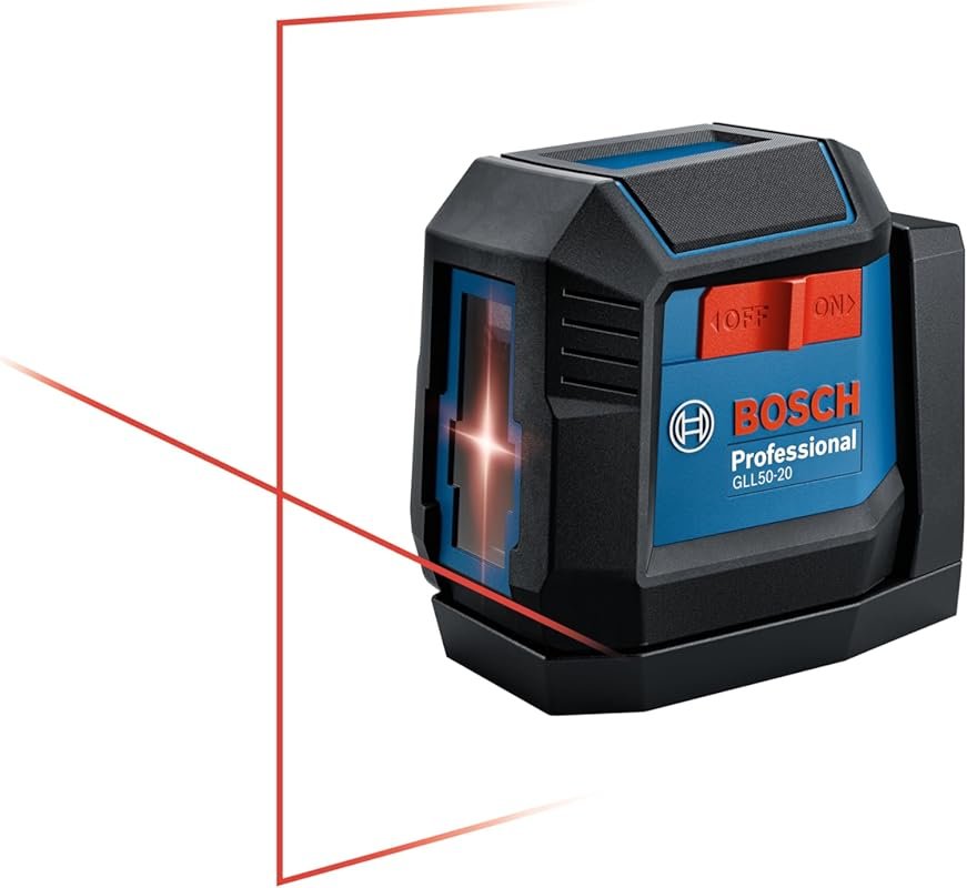 BOSCH GLL50-20 Self-Leveling Cross-Line Laser with Magnetic Mount, 50