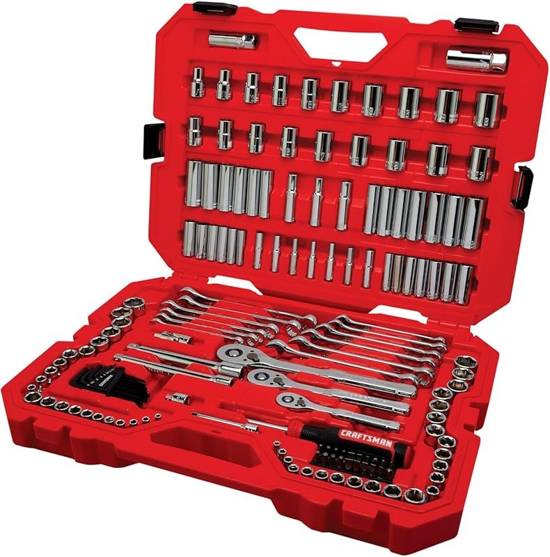 CRAFTSMAN 159-Piece Socket Set with 1/4, 3/8, and 1/2-Inch Drives