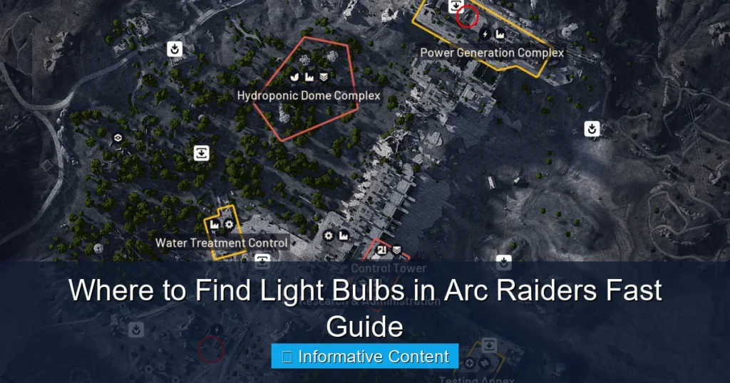 Where to Find Light Bulbs in Arc Raiders Fast Guide