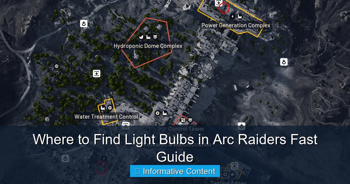 Where to Find Light Bulbs in Arc Raiders Fast Guide