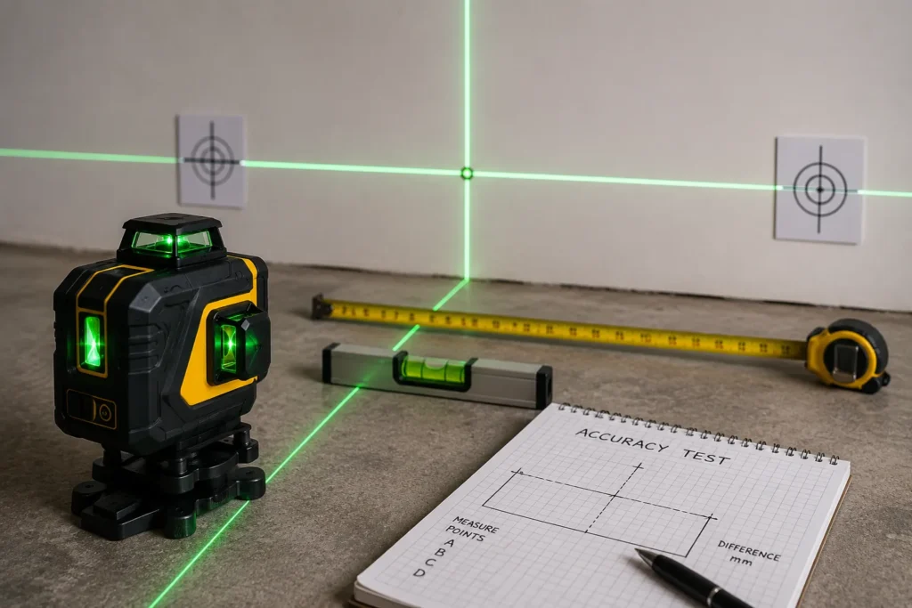 How to Test a Laser Level for Accuracy