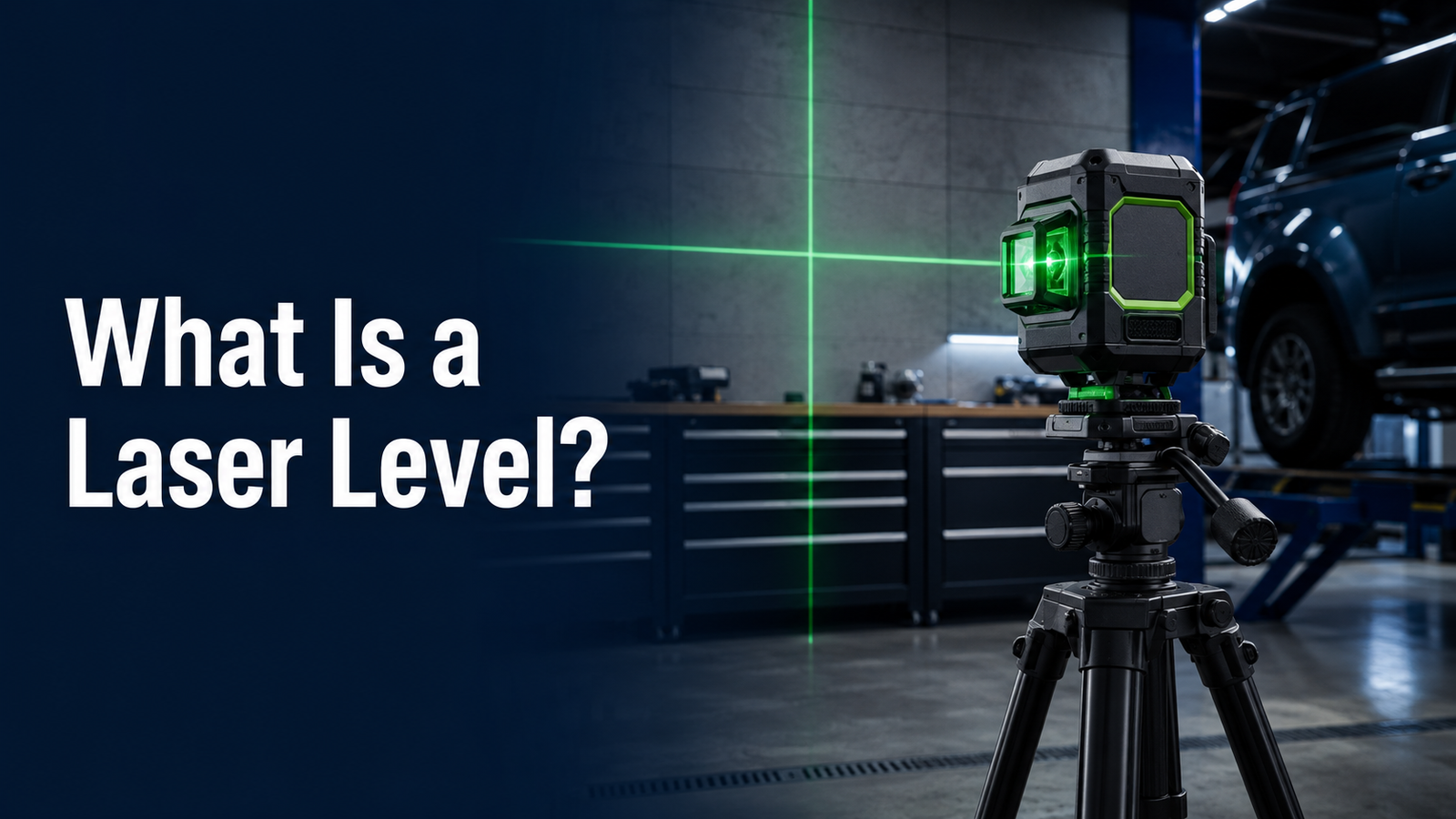 Professional green-beam laser level