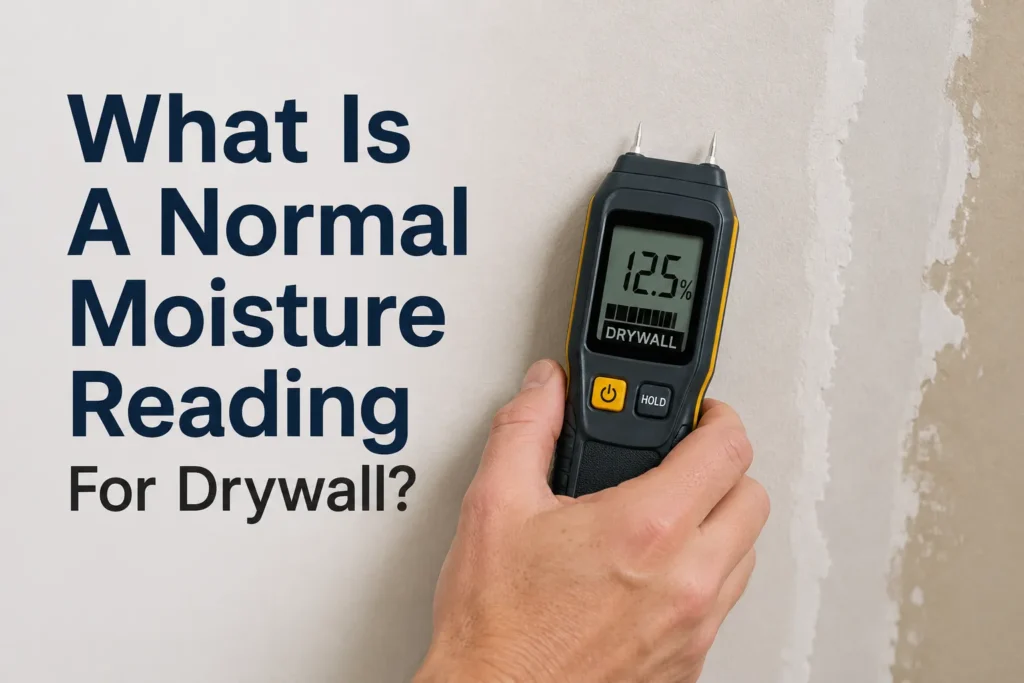 What Is A Normal Moisture Reading For Drywall