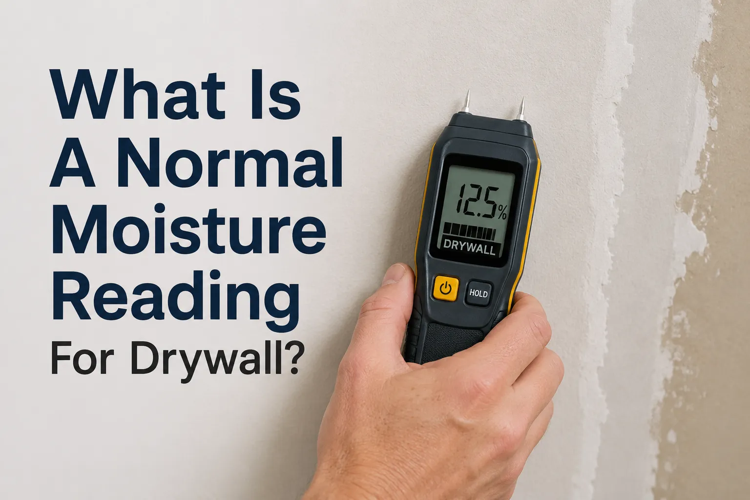 What Is A Normal Moisture Reading For Drywall