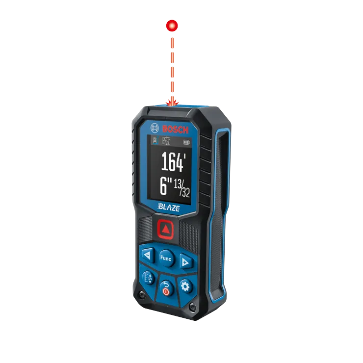 Bosch GLM165-22 laser distance measure with color display
