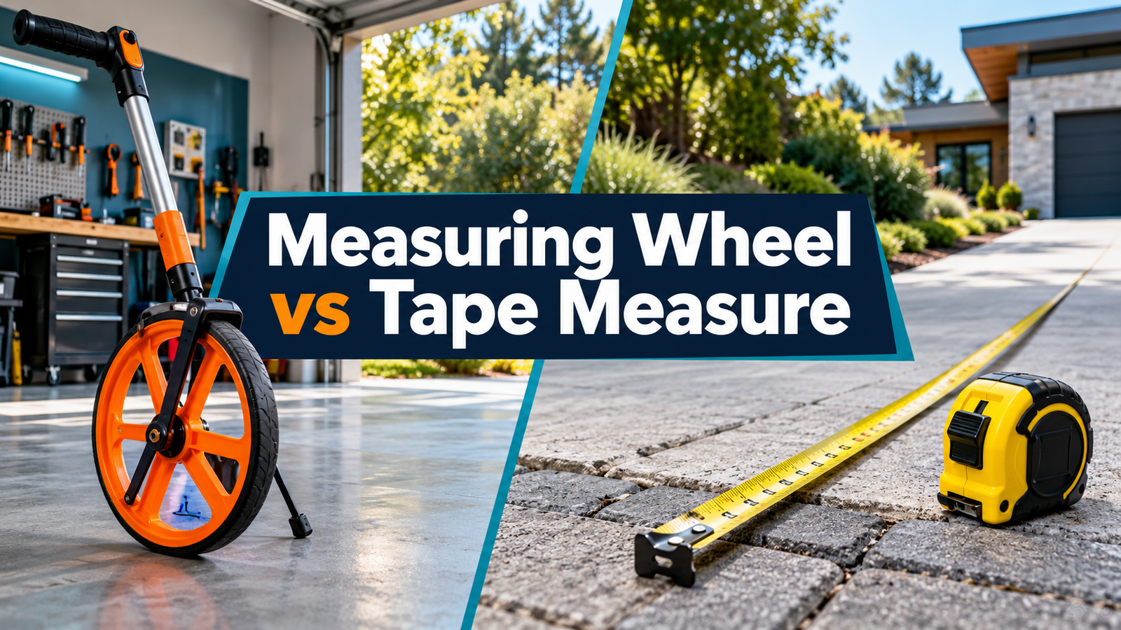 Measuring wheel versus tape measure for indoor and outdoor projects