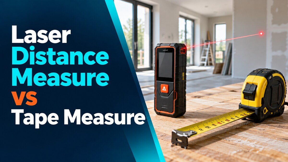 Laser distance measure vs tape measure comparison
